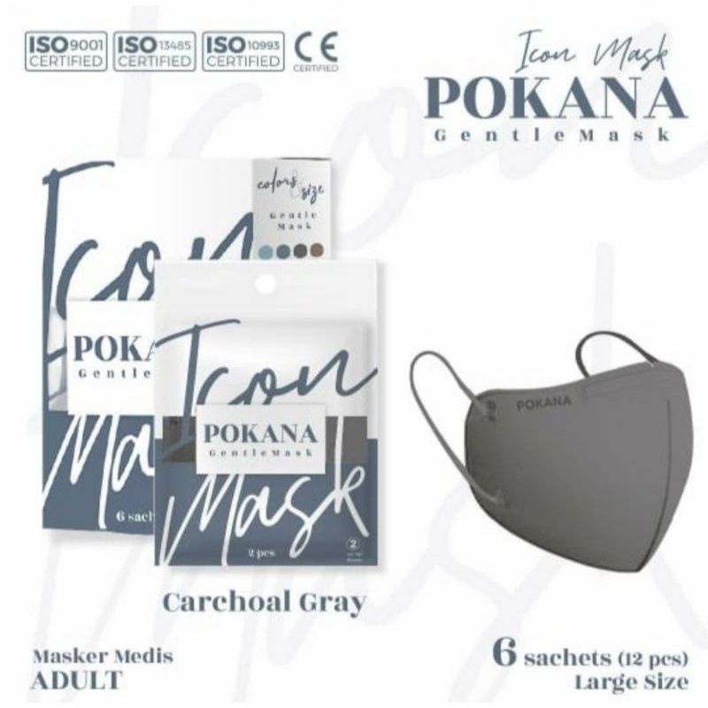 Pokana Icon Gentle Mask 4ply medical mask per box