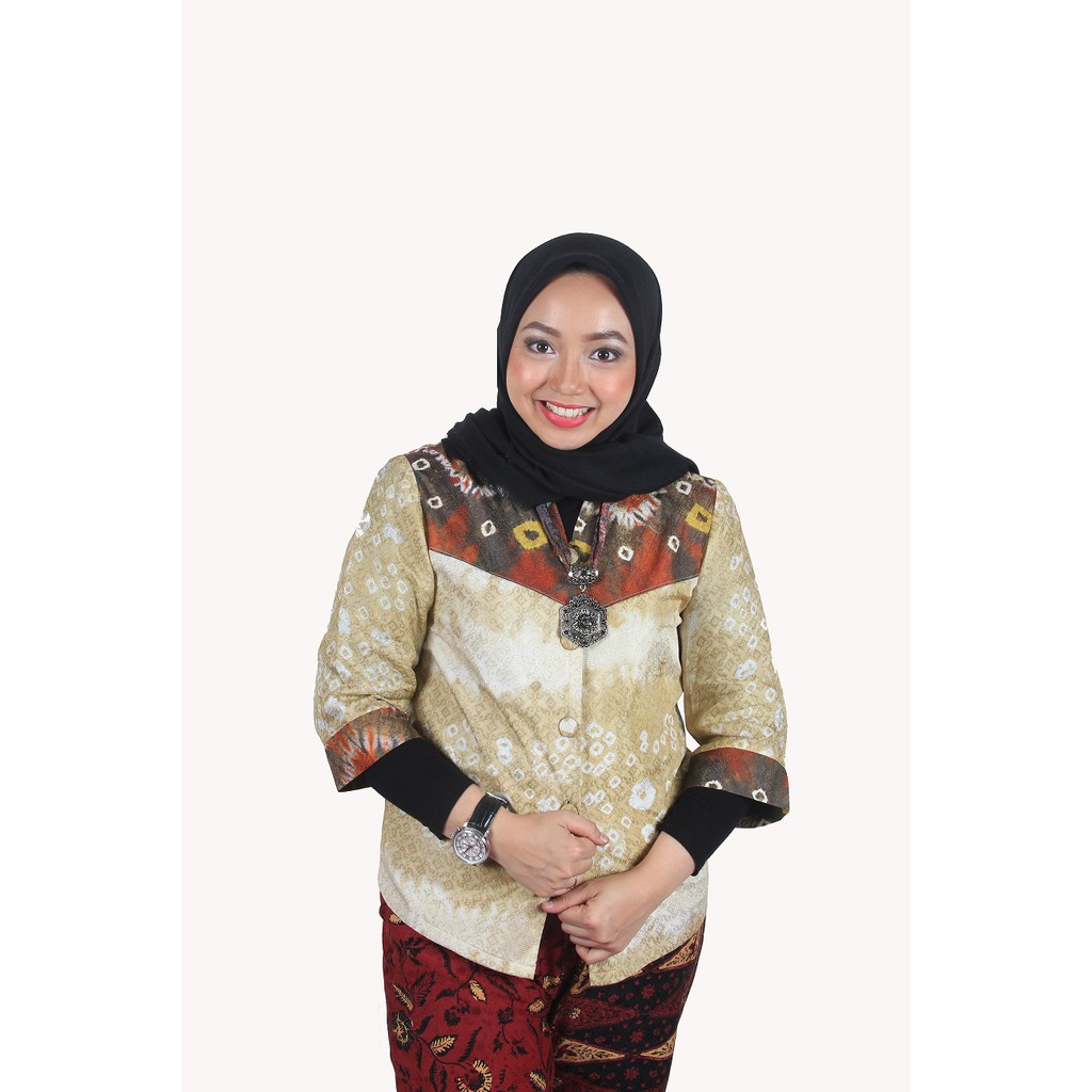 Blazer Jumputan Kombinasi