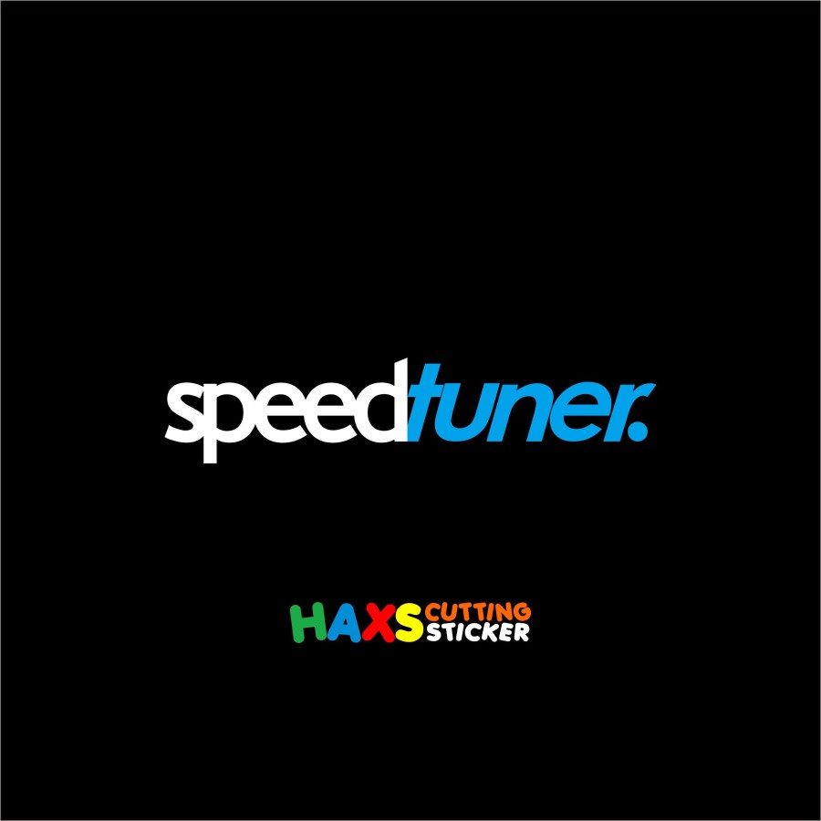 Cutting Sticker Speedtuner 12 CM x 3 CM