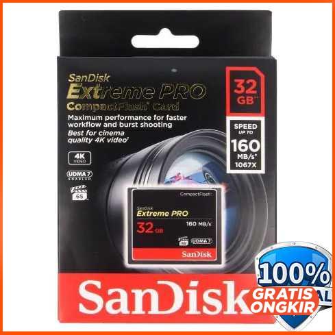 SanDisk Extreme PRO Compact Flash Card 160MB s - SDCFXPS 32GB