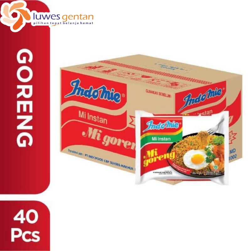 

INDOMIE GORENG 85GRAM × 40 PCS
