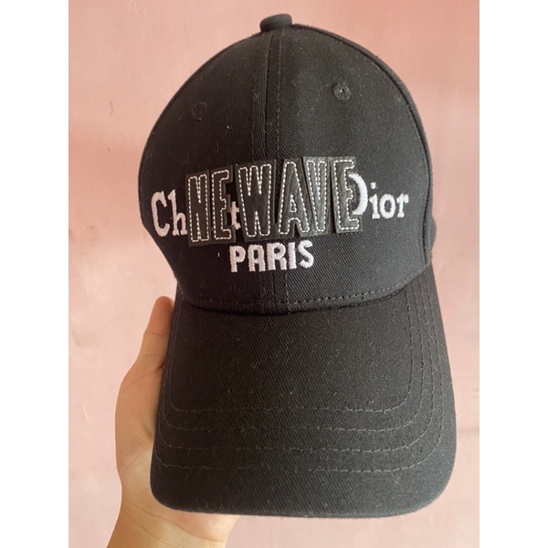 PRELOVED TOPI CHRISTIAN DIOR ORI CEWEK COWOK BISA PAKAI WARNA HITAM