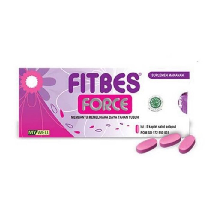 FITBES FORCE ISI 5 KAPSUL - VITAMIN DAYA TAHAN TUBUH TERBUTI MANJUR