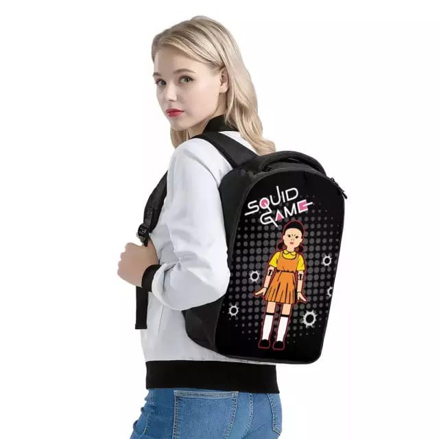 New tas ransel terbaru Squid Game / tas ransel anak sekolah backpack style