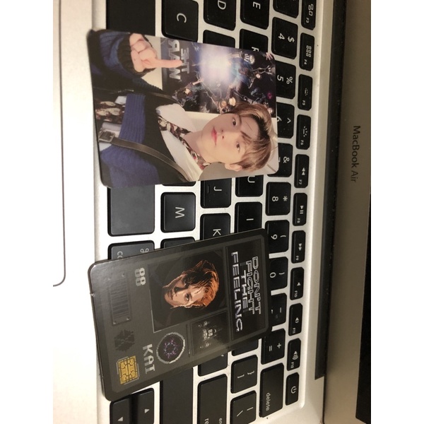 photocard baekhyun kai exo dftf don’t fight the feeling