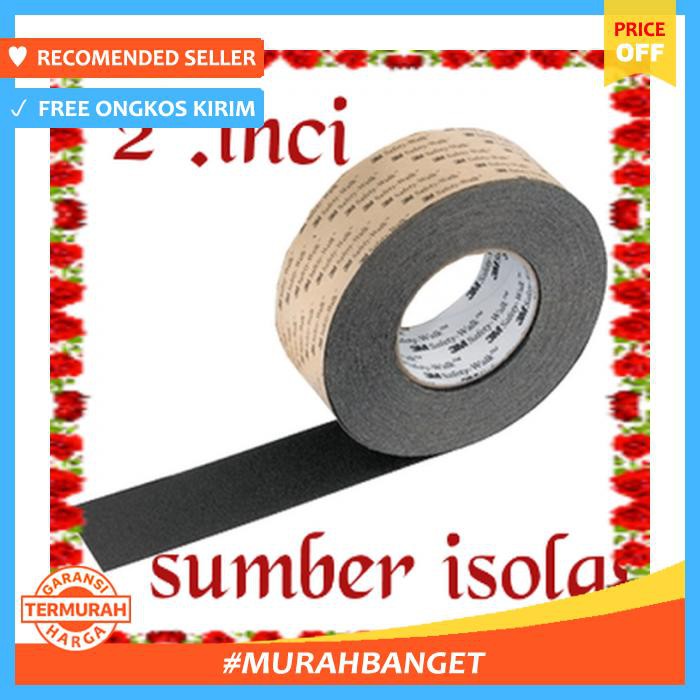 

3M Safety Walk 610 Isolasi 2,Inci/ Lakban Anti Slip 3M 610 Black Selotip - Selotip & Double Tape