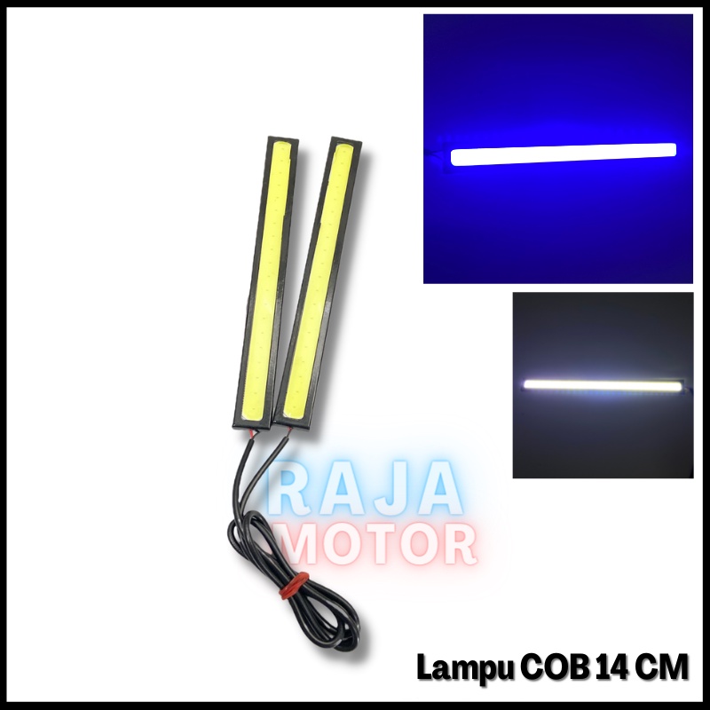 Lampu COB DRL Plasma 14cm LED motor universal
