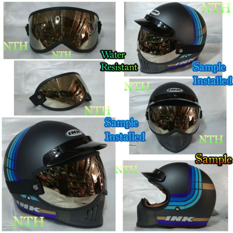 Kaca Helm Visor Helm Ink Trooper.Outer visor helm cakil Ink Trooper.Kaca Helm unik kaca helm keren