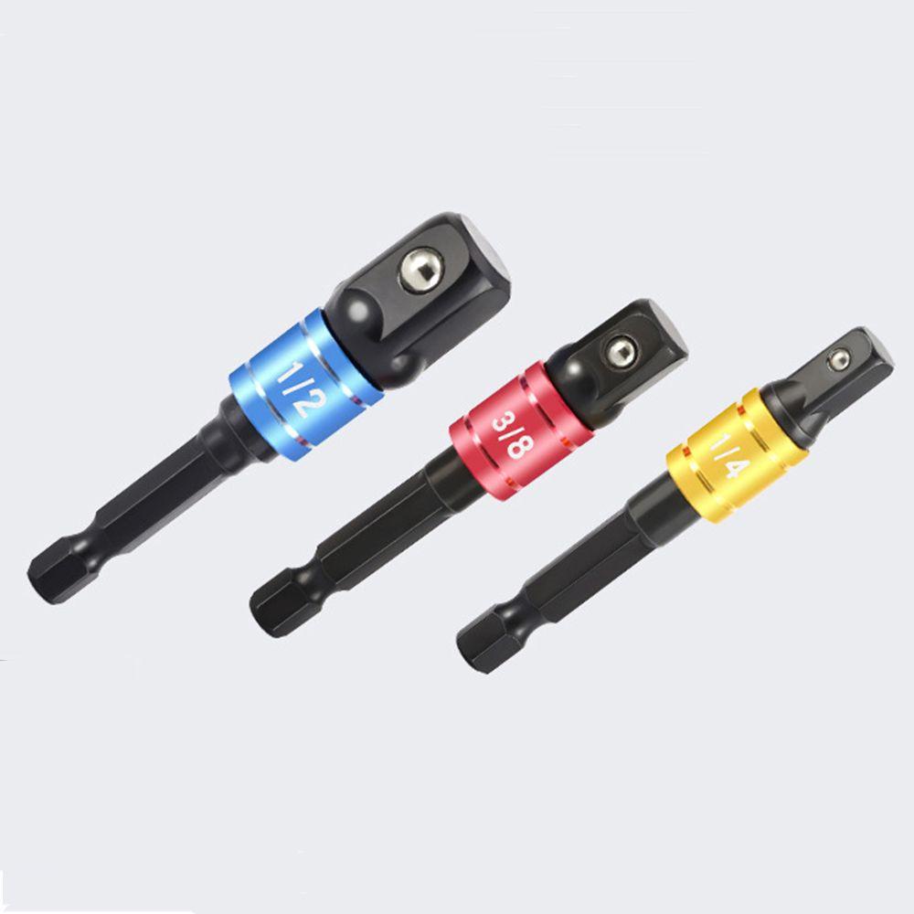 Mata Sok SOLIGHTER Set Lengan Sambung Keamanan Impact Drill Driver Wrench Hex Shank Adapter