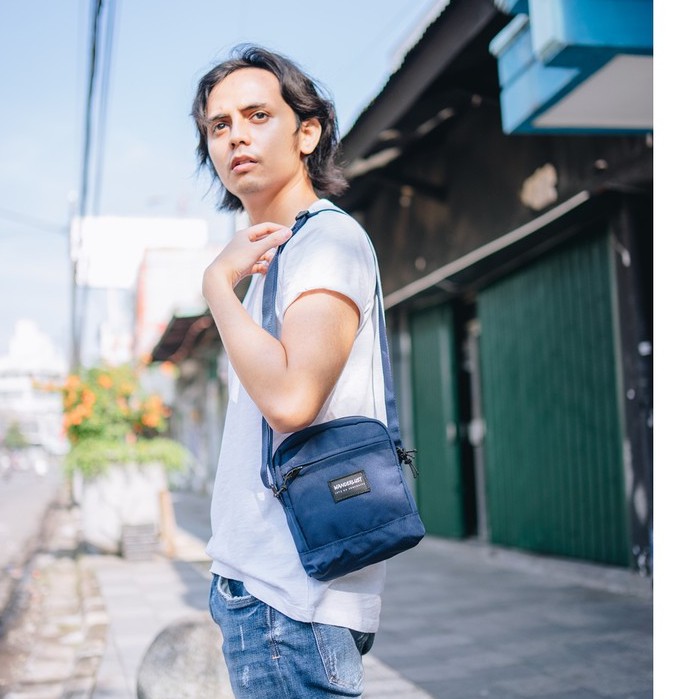 Zaryade Navy Wanderlust | Tas selempang Sling bag Travel