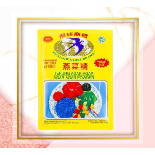 

Agar-Agar Powder Swallow Globe Brand