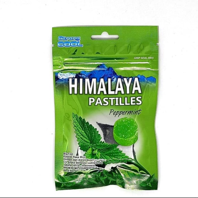 Permen Himalaya Pastilles Peppermint 25 grm Big Foot