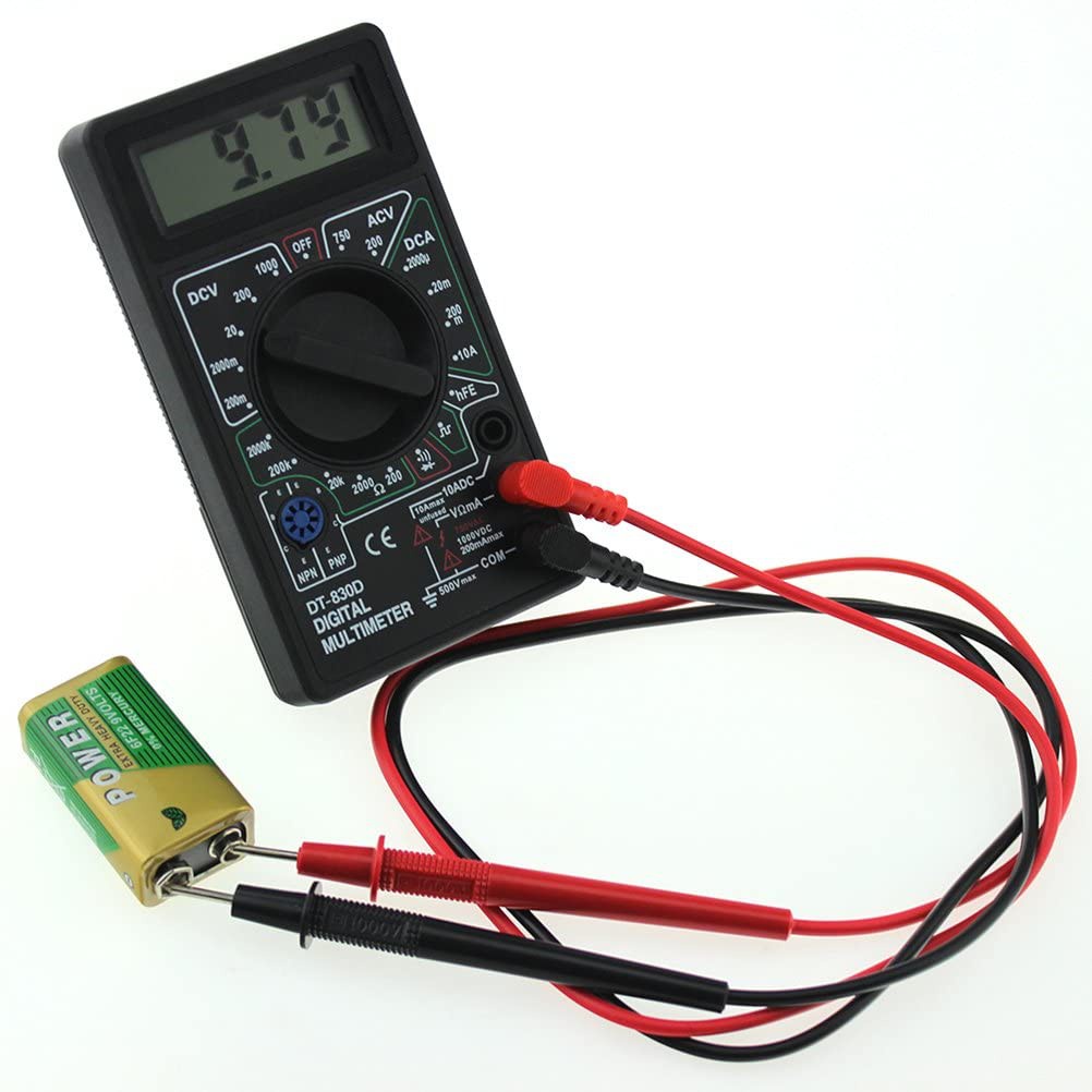 BISA COD Multimeter Digital Ada Buzer DT830D LCD Multitester Avometer Digital LCD Siap Pakai