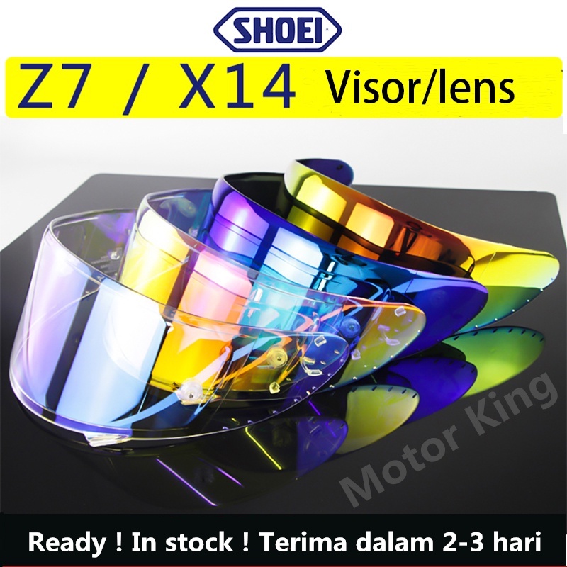 Shoei X14 Z7 X Spirit Visor Lens Revo Iridium Shoei Helm Visor Lens