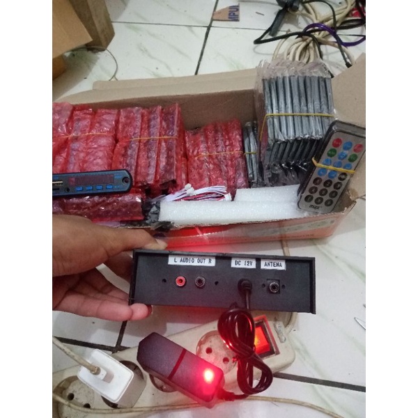 MP3 bluetooth rakitan siap pakai MP3 player bluetooth modul MP3 bluetooth rakitan adaptor 12v