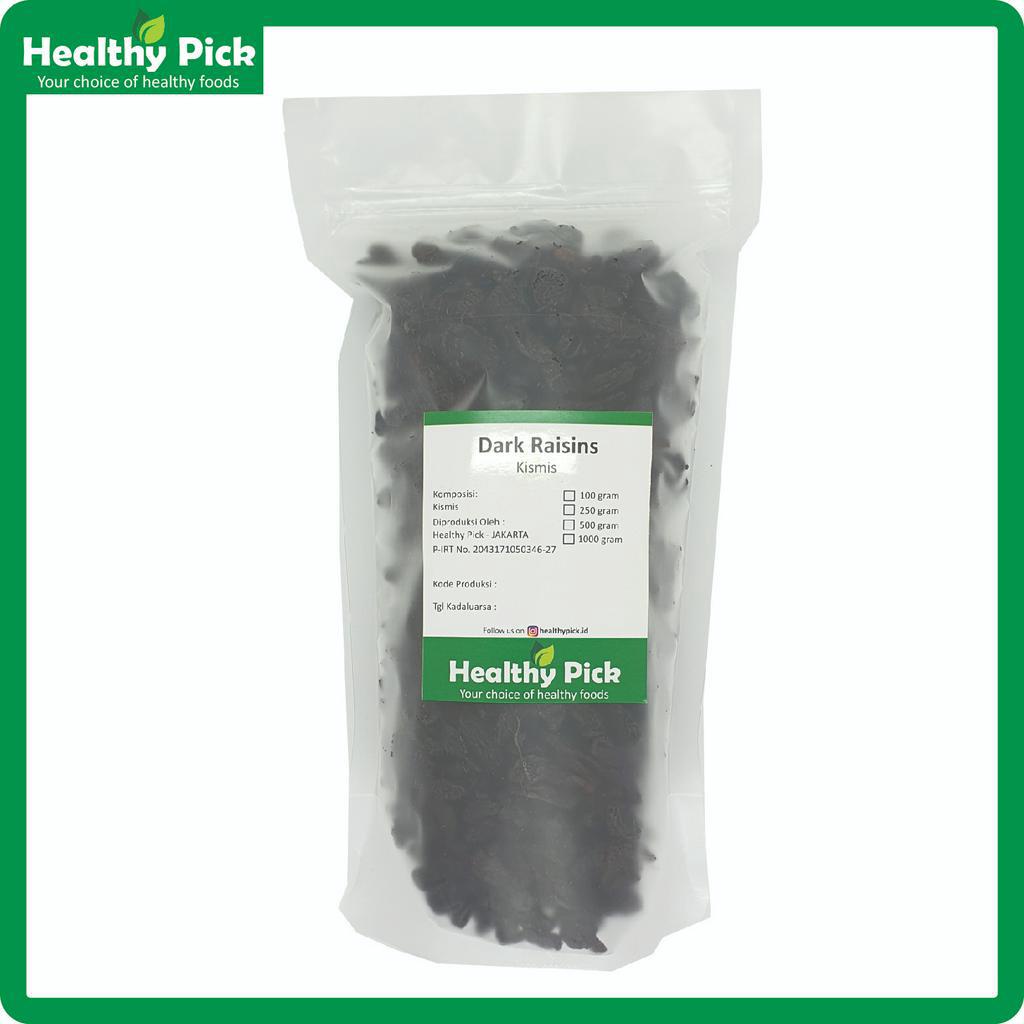 

Kismis Hitam Dark Raisin 250gr Dried Black Seedless Raisins PREMIUM