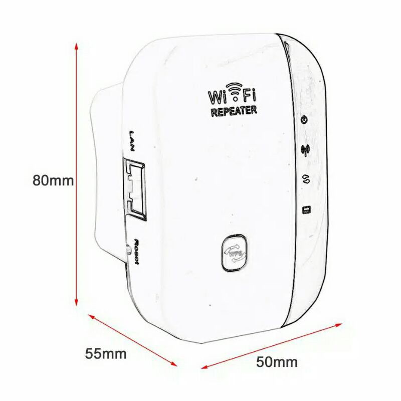 WIFI penguat sinyal Repeater 300Mbps Wireless WiFi Signal Range Extender 802.11 Wifi Access Point