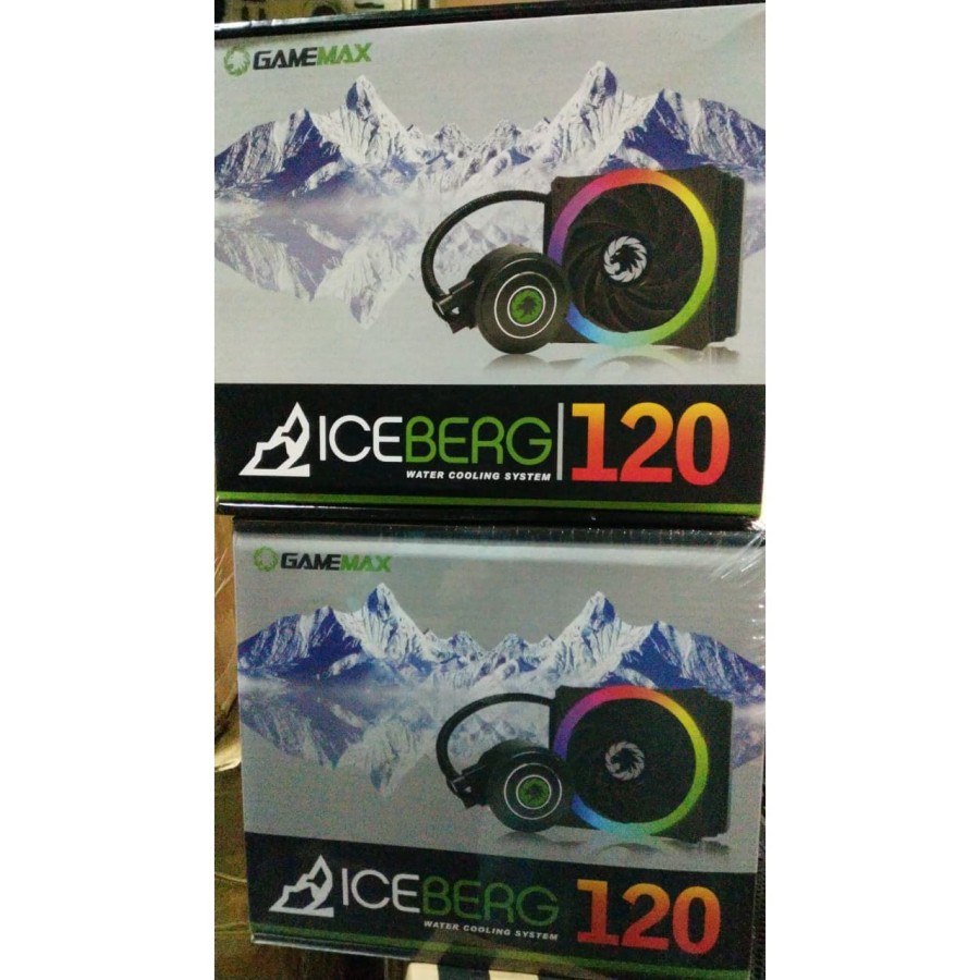 GAMEMAX ICEBERG 120 RAINBOW All in One Liquid Cooler RGB Colour Rainbow