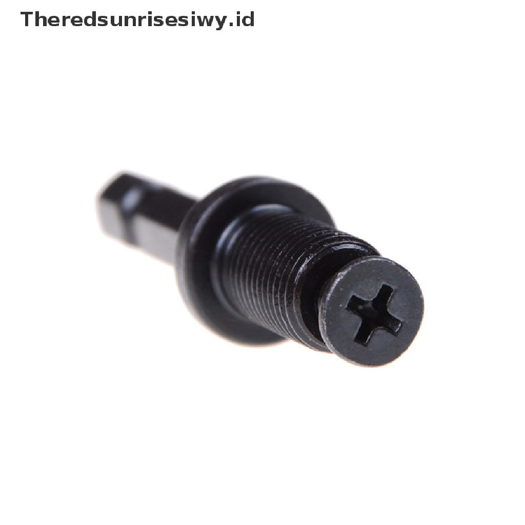 (Theredsunrisesiwy.Id) Adapter Sekrup Hex Shank 1 / 4 &quot;Male 6mm / 10mm / 13mm / 3 / 8&quot; - 24unf