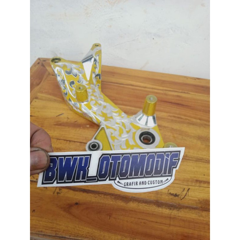 swing arm skywave full ukir kilap pnp all metic
