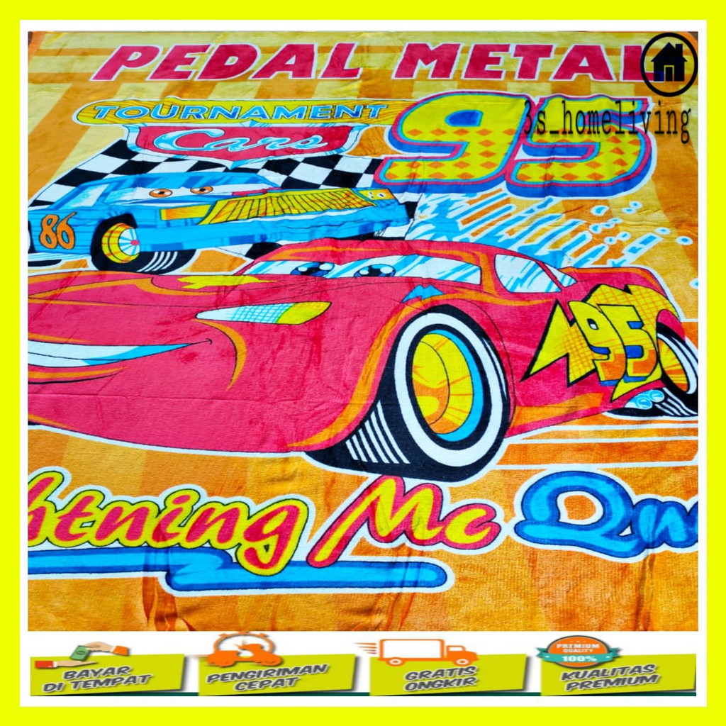 (COD) Selimut Karakter Cars / Selimut Bulu Karakter / Selimut Bulu / Selimut / Selimut Murah