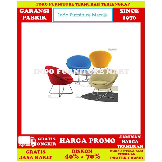 Sofa Minimalis Ruang Tamu Kursi 1 Seater Indachi Type Espre