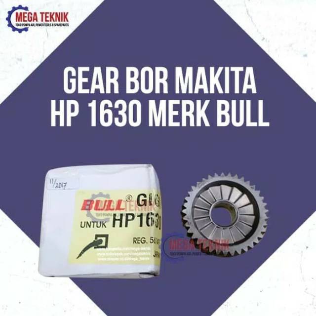 Gear Bor Tangan Listrik Makita HP1630 Merk Bull