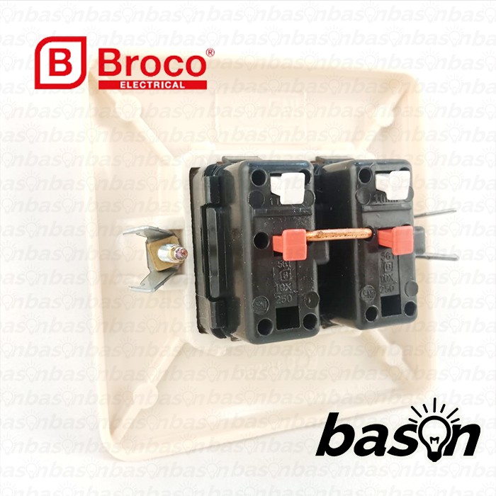 BROCO 6622U New Gee Double Switch - Saklar Seri