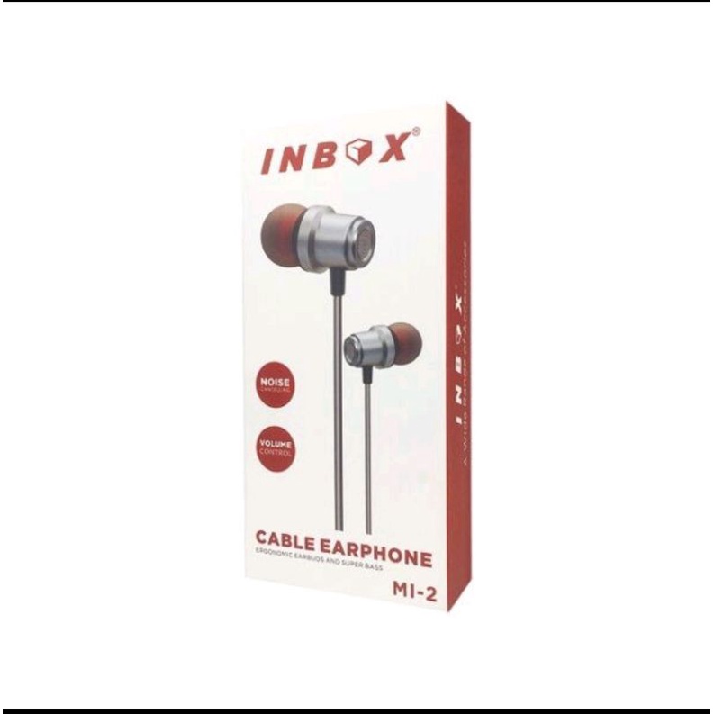 Cable Earphone INBOX MI-2 (+ Tombol Volume)