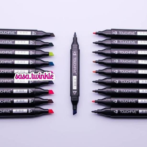 

8.8 Fasion sale Touchfive Twin Marker Colors Copic Marker Alkohol Base Sketsa Drawing Pen Brush Marker Finecolour ,!