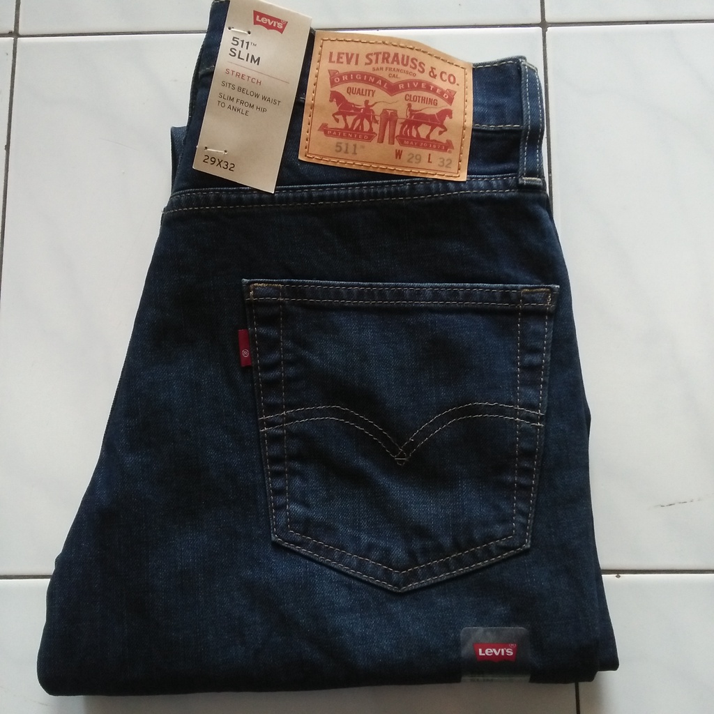 Levis 511 Slim Fit Jeans Seeped Indigo 04511-0460