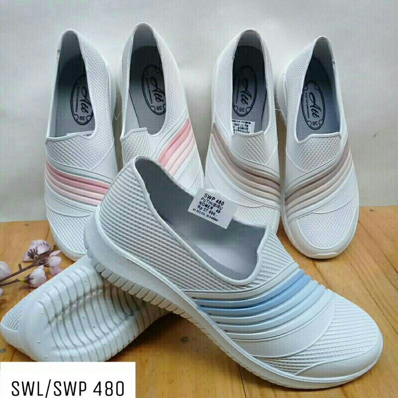 Sepatu Karet Wanita ATT SWL 480 SWP 480 SWL 482 sepatu santai ringan model sneakers