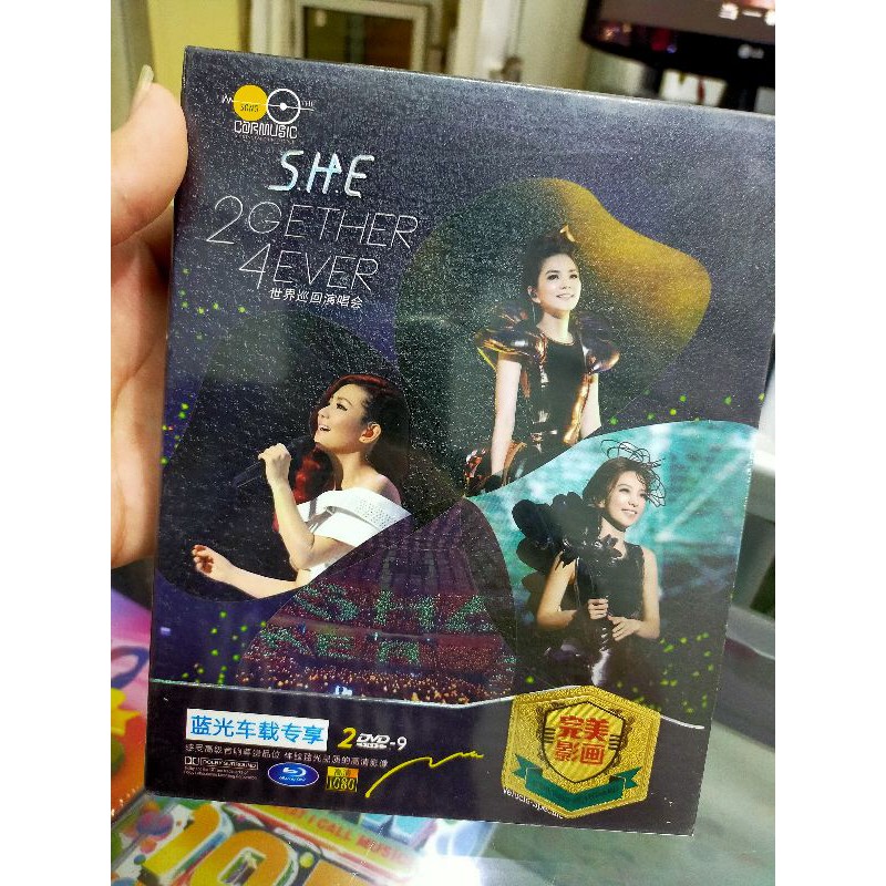 Dvd SHE / SHE / lagu mandarin / musik mandarin / dvd mandarin