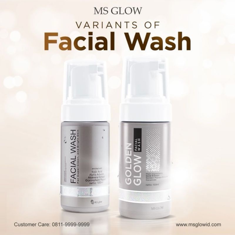 Golden Glow Facial Wash MS Glow / Facial Wash Golden Glow / Facial Wash Ms glow