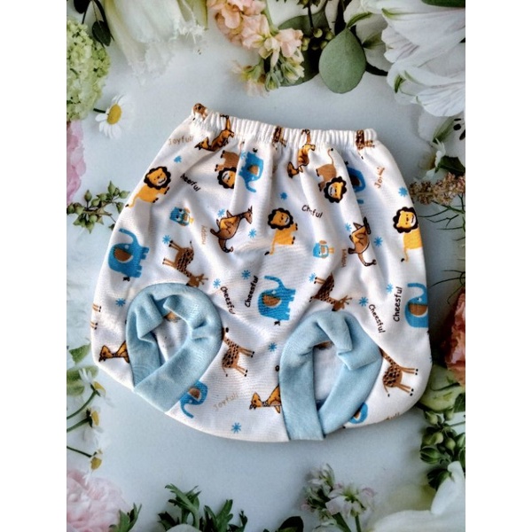 3 pcs celana pop bayi PUTIH motif