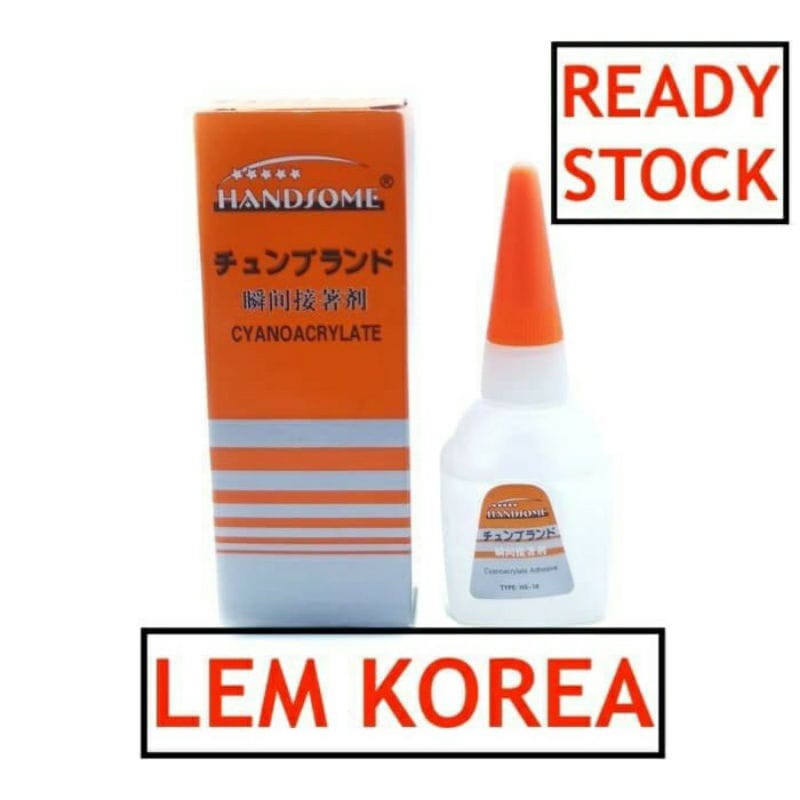 

Lem Korea Handsome HS-10 Lem serbaguna Lem setan Lem kertas Lem cair
