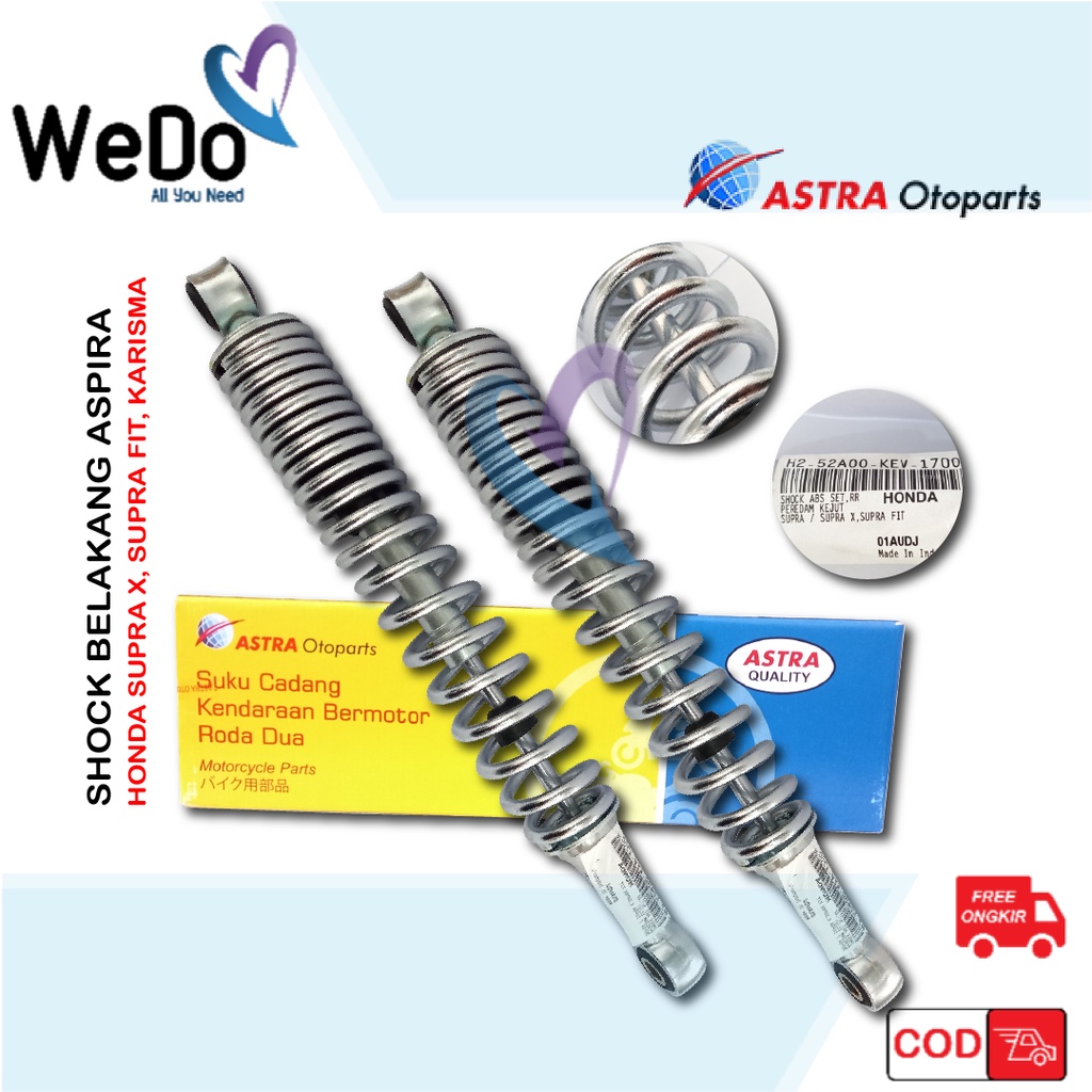 Aspira Shockbreaker Supra X Supra Fit Karisma Shock Belakang Motor
