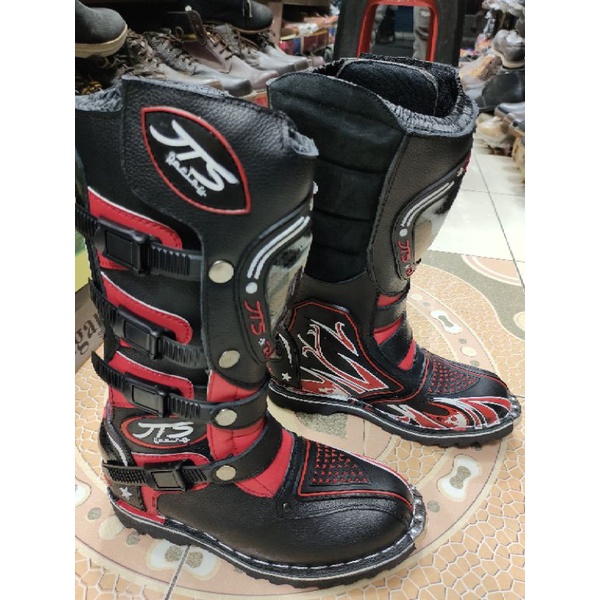 Sepatu Touring Cross Kulit / Nabato Shoes
