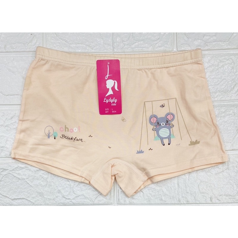 CD | Celana dalam boxer anak perempuan LYDYLY 5634 Bahan katun