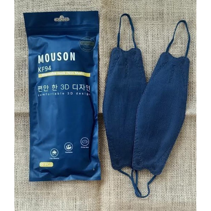 Masker KF94 MOUSON - Dark Blue