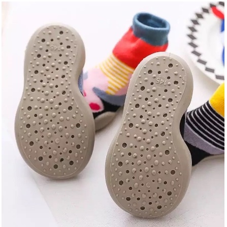 SALE Sepatu Bayi Laki Laki Perempuan Baby Newborn Balita Kids 1 2 Tahun Alas Karet Antislip Prewalker Shoes Baby