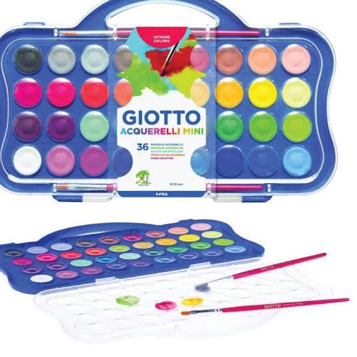 

♗ Cat Watercolour Giotto 36 Warna Acquerelli Mini/Cat Water Color Cake ➨