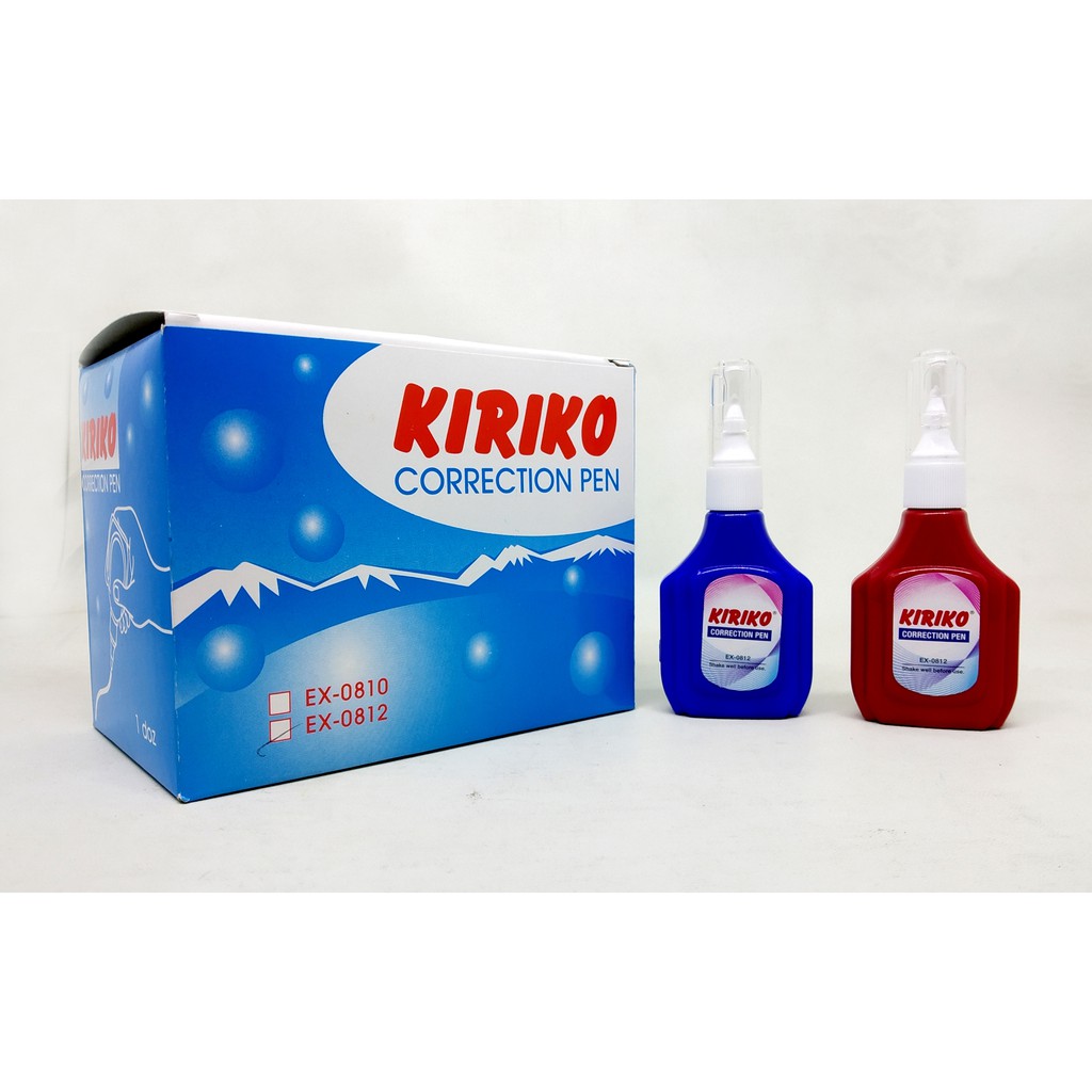 

Kiriko Correction Pen EX 0810, 0811,0812 / Tipe x / Stipo / Pak
