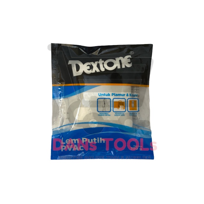 Lem Putih Dextone PVAC 350gr - Plamur Kayu Tembok Kertas - Plamir