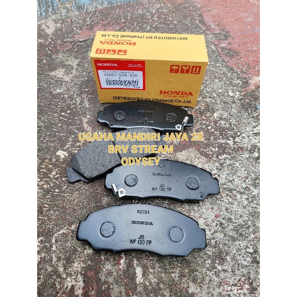 KAMPAS REM DEPAN -BRAKE PAD FRONT HONDA NEW STREAM/ODYSEY/BRV S7A-010 CIVIC FENDER