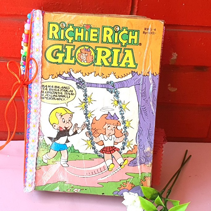 

Junk Journal Indonesia Richie Rich Scrap book Diary