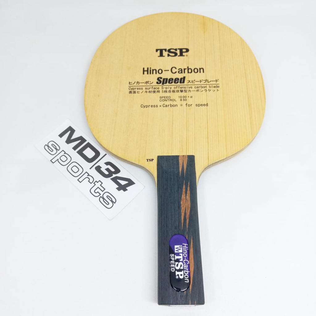 KAYU TSP HINO CARBON SPEED - Kayu / Blade / Bet pingpong