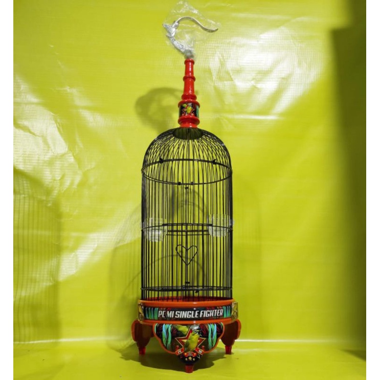 Sangkar Burung Pleci Helopet Sangkar Burcil Helopet Pleci PVC Murah varian Motif - Aksesoris Sangkar