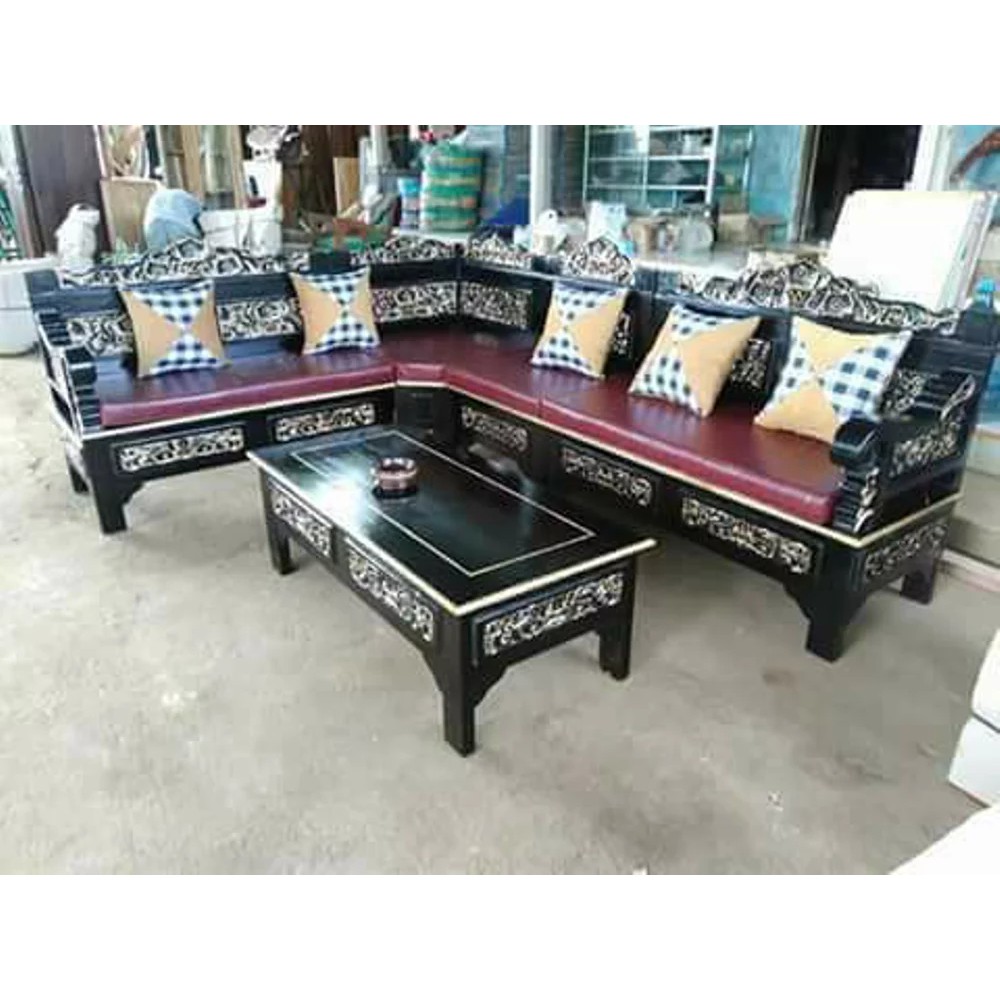 MEBEL JEPARA - KURSI TAMU SUDUT