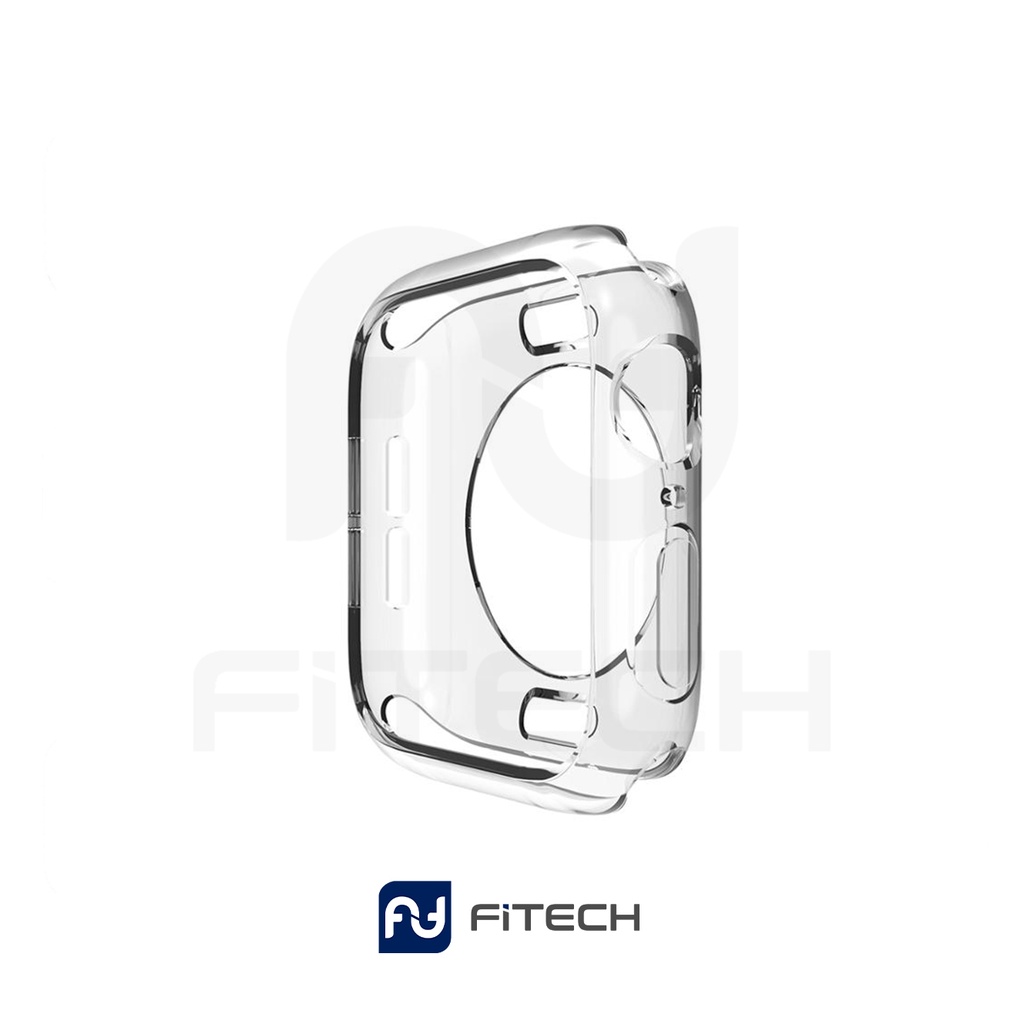 FITECH HALF Cover Soft Case Bening Smart Watch 1 2 3 4 5 6 T500 HW12 HW16 Smartwatch 38 40 42 44 mm